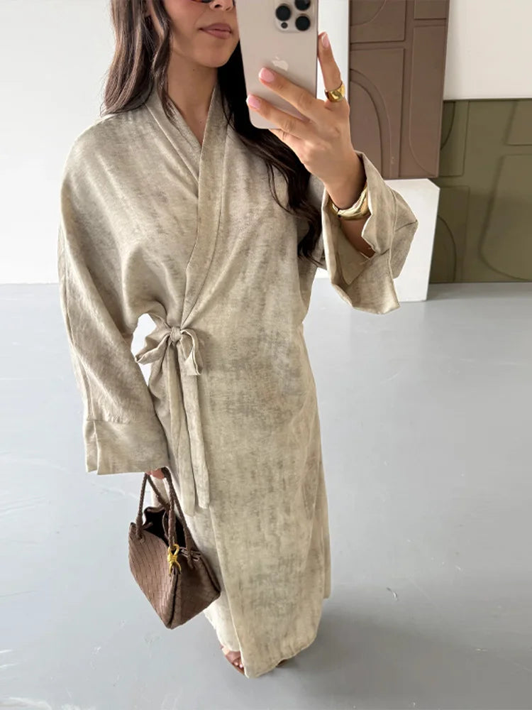 Robe Maxi ample imprimée