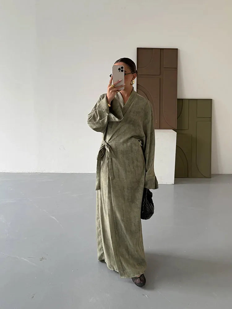 Robe Maxi ample imprimée