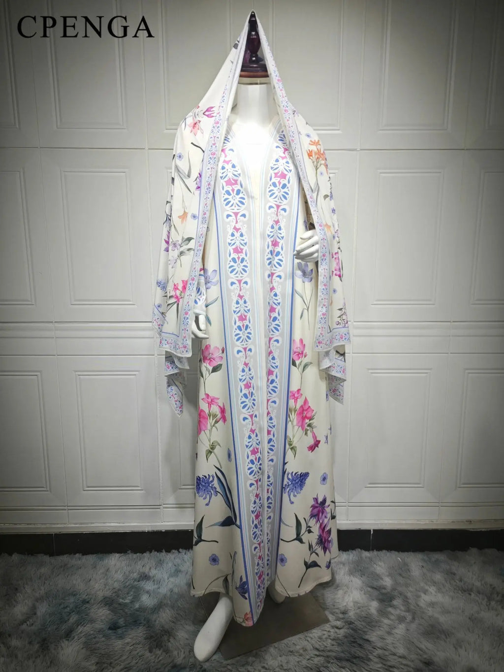 Cardigan à fleurs
