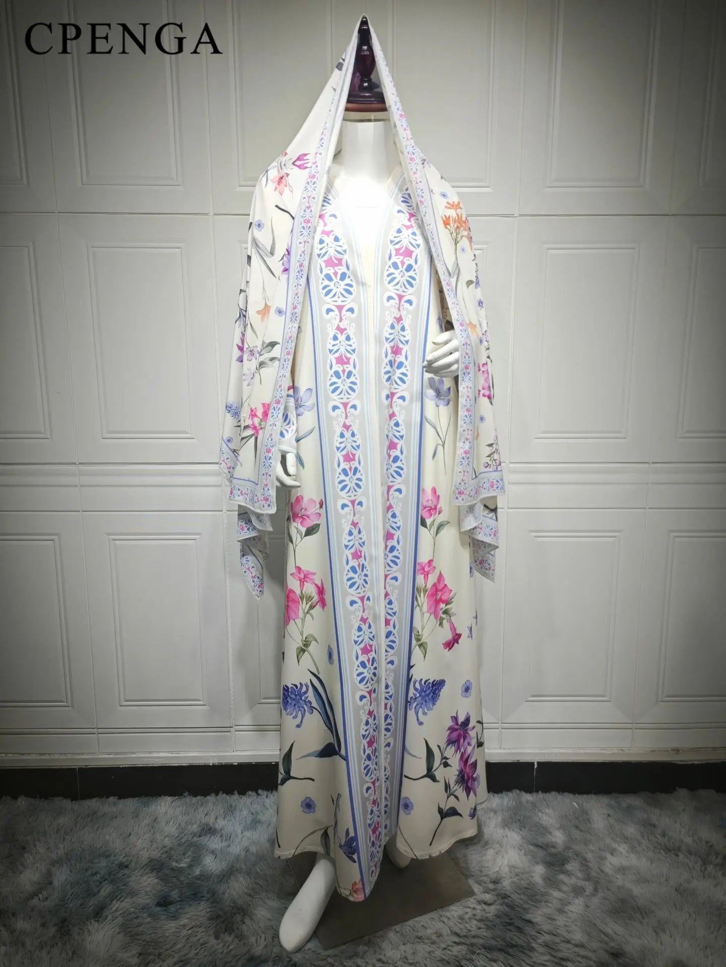 Cardigan à fleurs