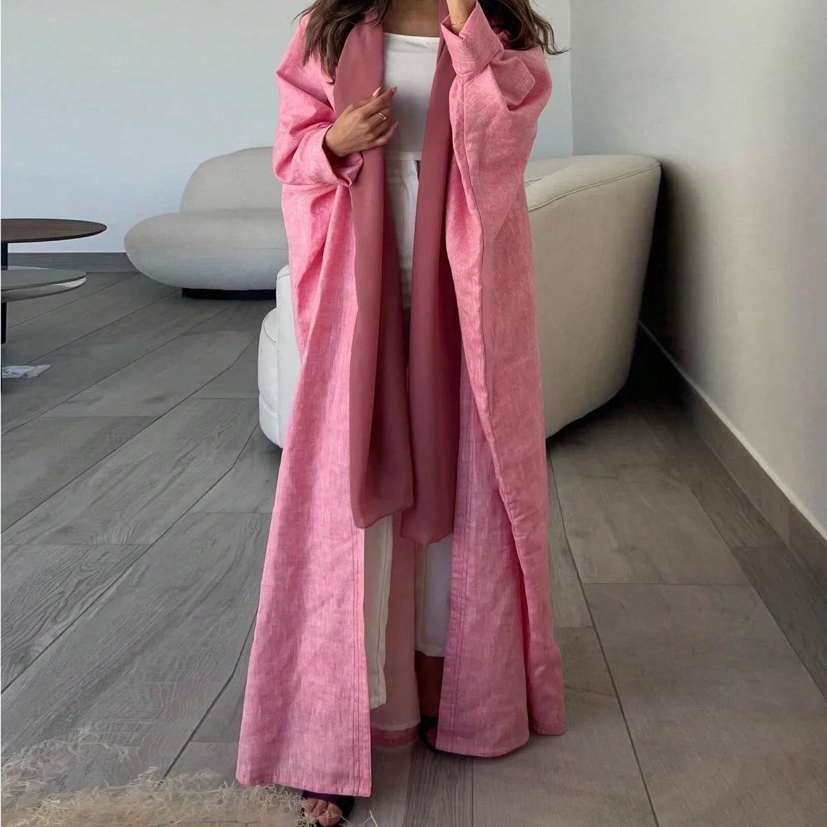 Abaya ample à manches longues pour femmes