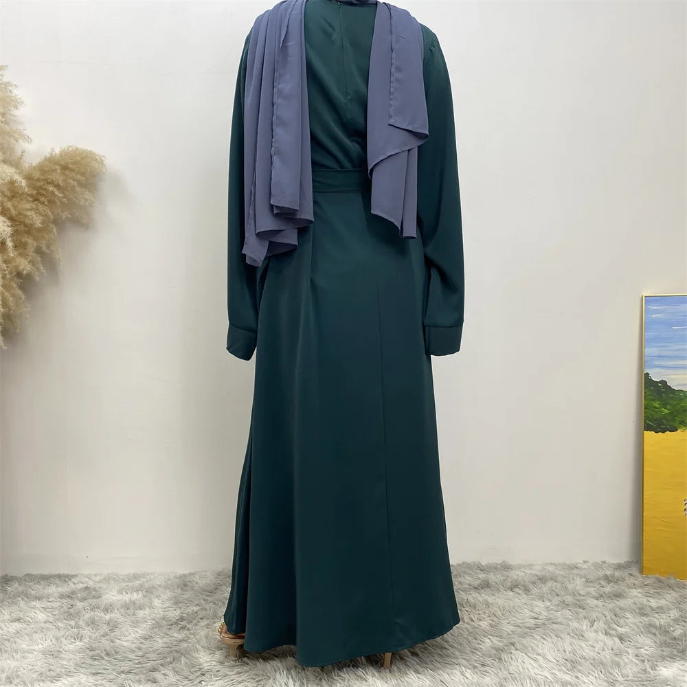 Abaya-Robe longue en dentelle pour femmes musulmanes, mode arabe, couleur Internet, Dubaï, Moyen-Orient, nouvelle collection