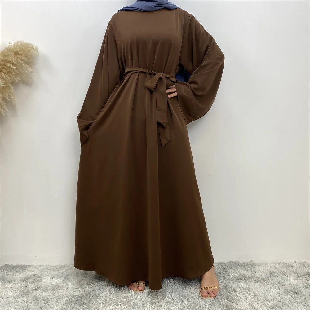 Abaya-Robe longue en dentelle pour femmes musulmanes, mode arabe, couleur Internet, Dubaï, Moyen-Orient, nouvelle collection