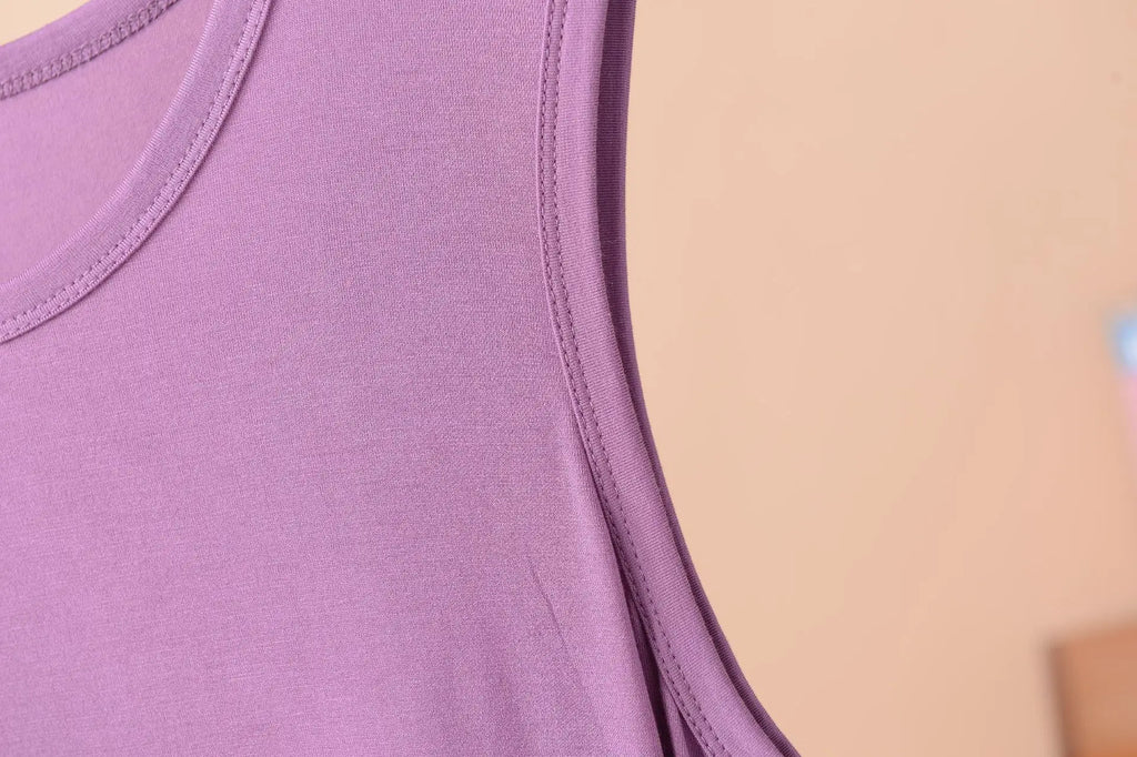 Robe débardeur en modal pour femme, tenue de nuit confortable, grande taille XL à 8XL