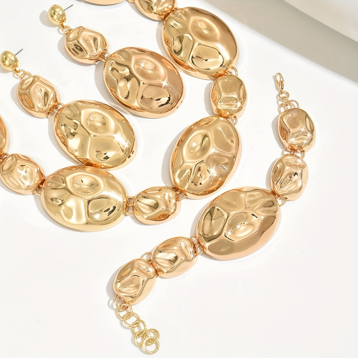 Ensemble de bijoux pour femmes de 4 pièces avec boucles d’oreilles
