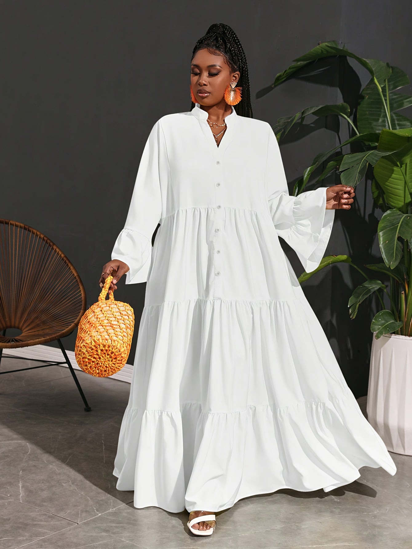 Robe de manteau élégante