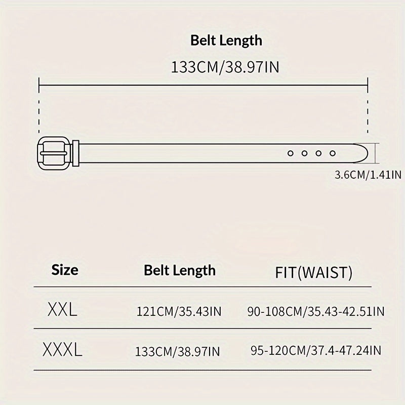 Ensemble de ceinture grande taille noir