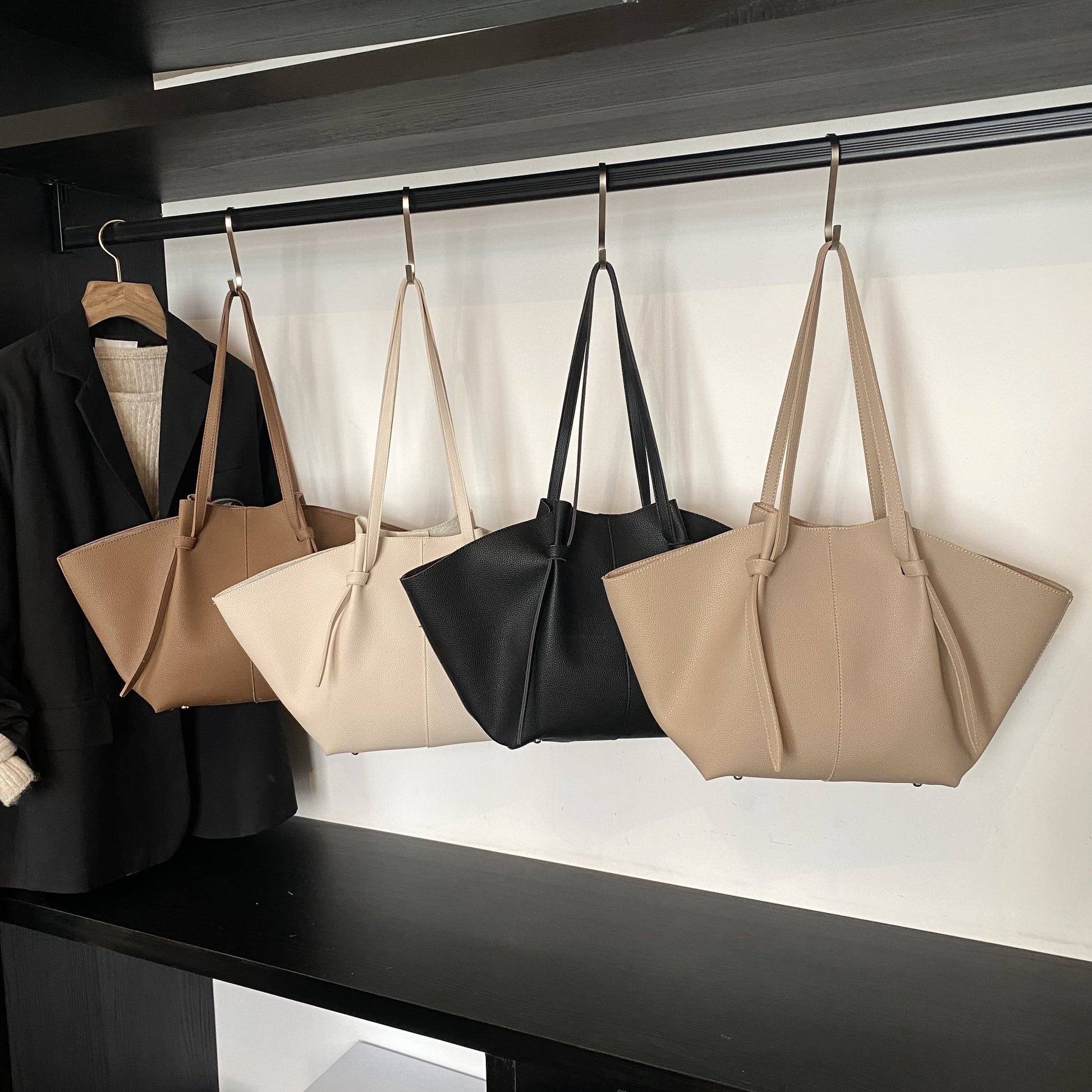 Ensemble de sacs pour femmes Casual Commute Sac à bandoulière simple Polyvalent Grande