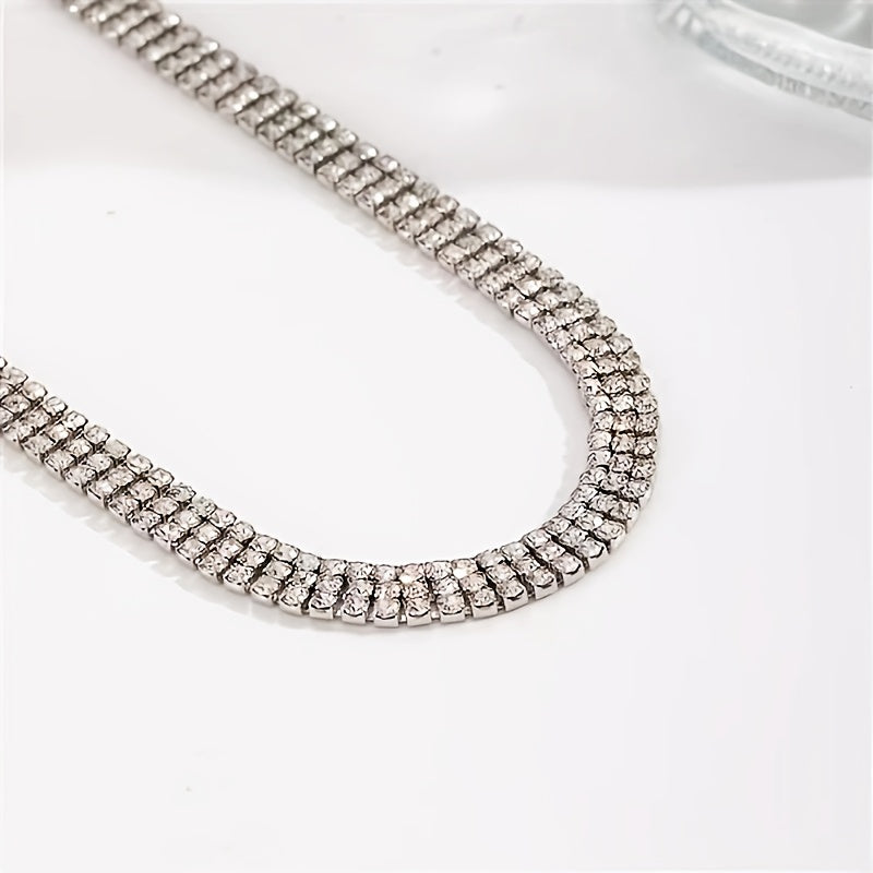 Ensemble De Ceinture Élégante En Strass Pour Femmes