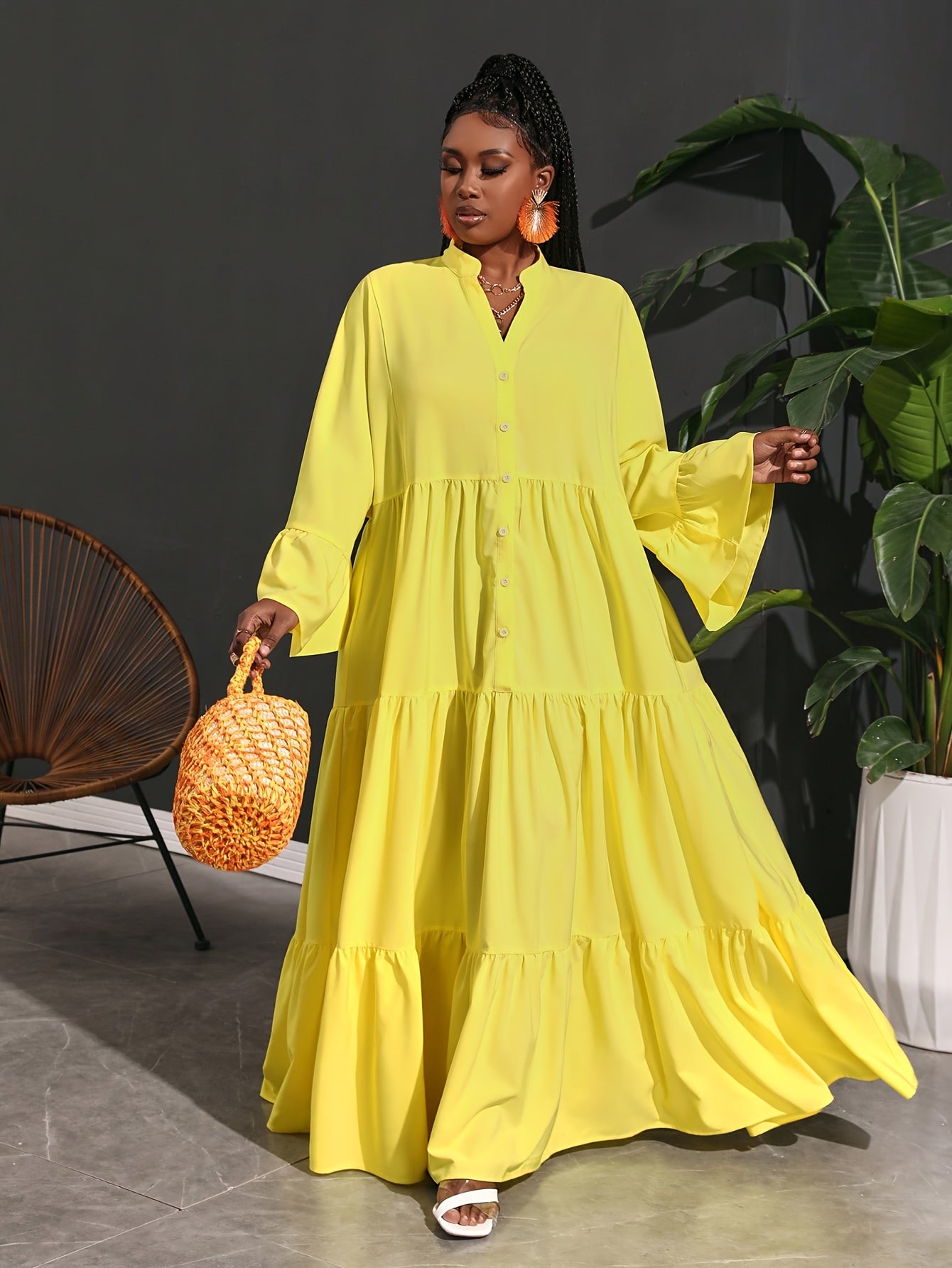 Robe de manteau élégante
