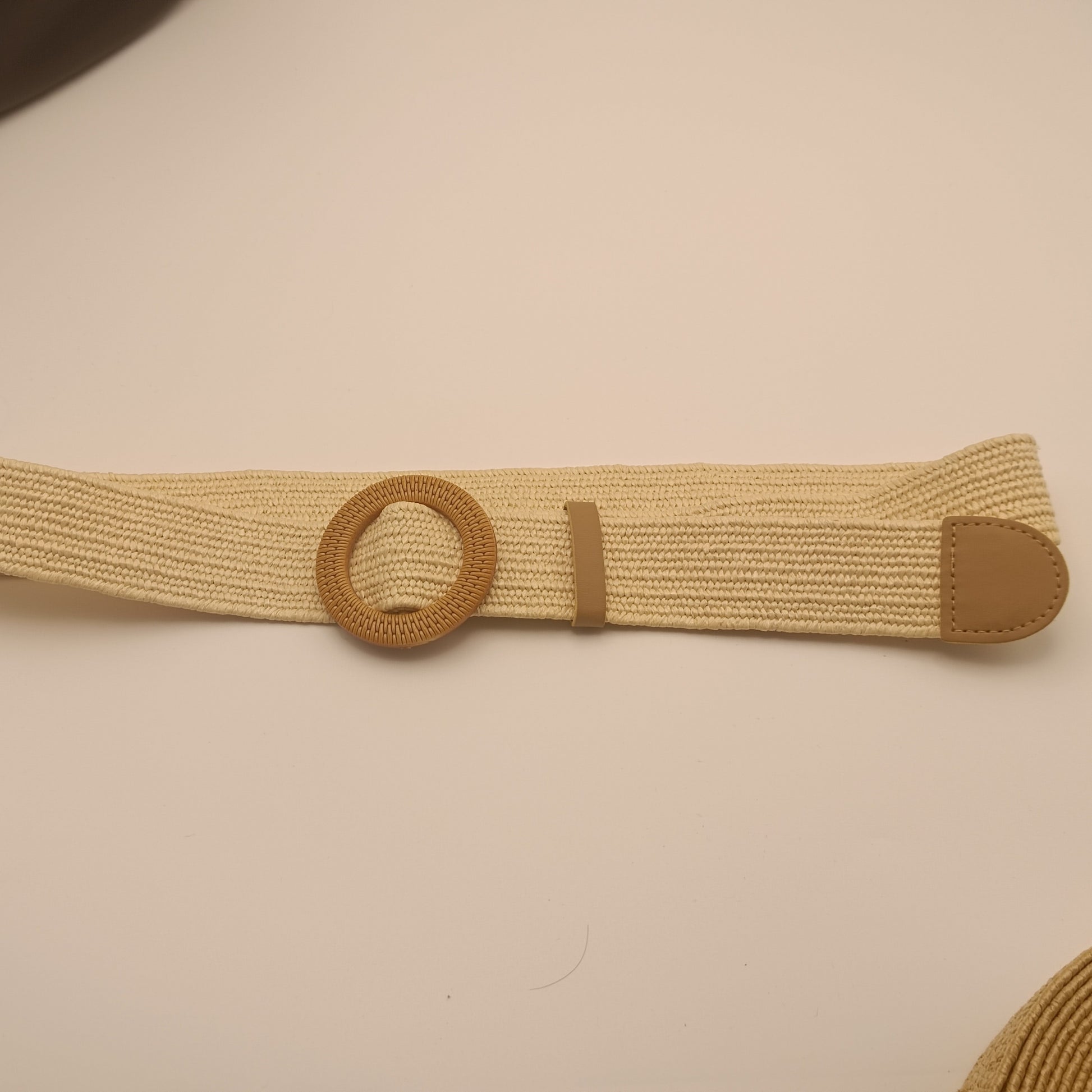 Ceinture tissée élastique décontractée de style bohème pour femmes